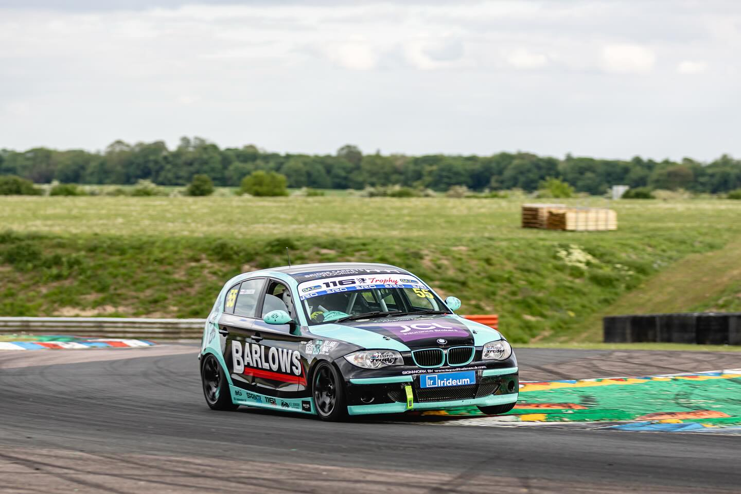 Lewis Charlton cornering in Team 55
